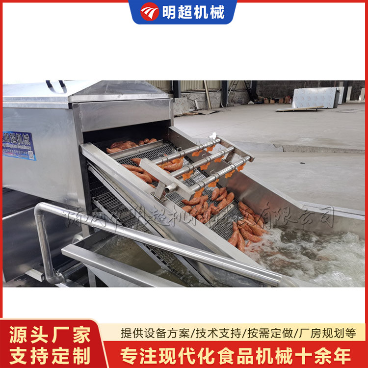 紅薯清洗機-球莖類泥沙清洗設備
